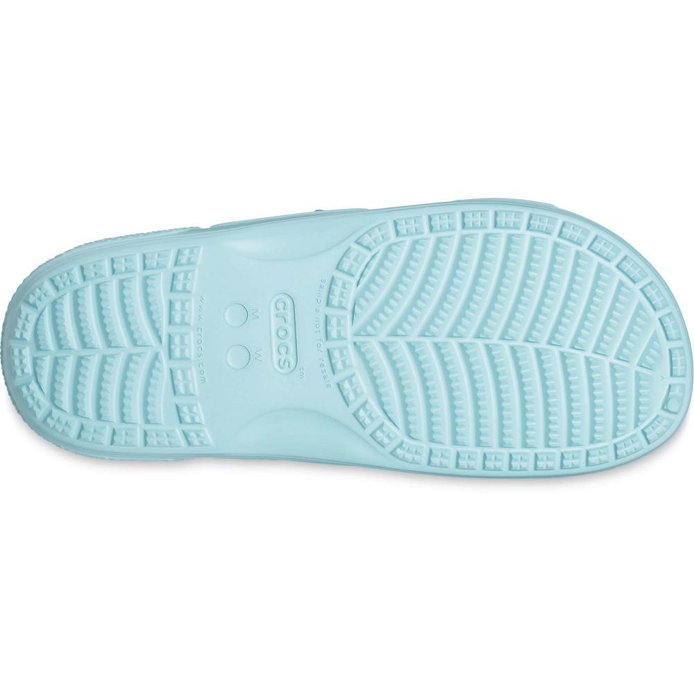 Turquoise Men's Crocs Classic Dream Sandals | NZ 1234SGLO
